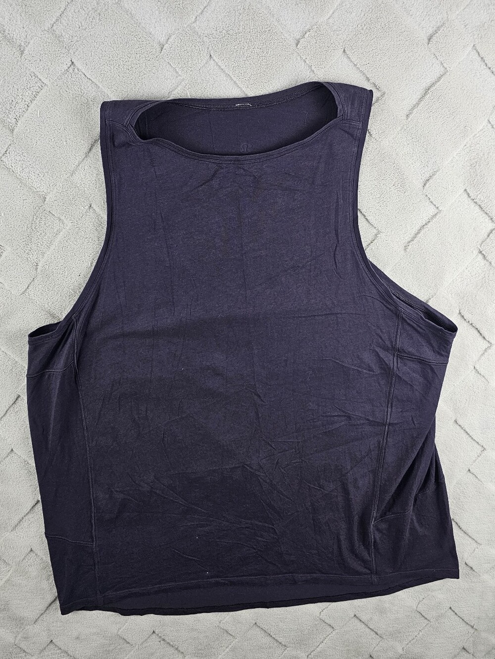 Lululemon Sleeveless Tank Top in Navy Womens 8 Gym Yoga Run Wear